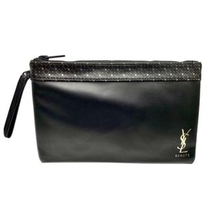 YSL Yves Saint Laurent Wristlet Bag Pouch Clutch Envelope NEW